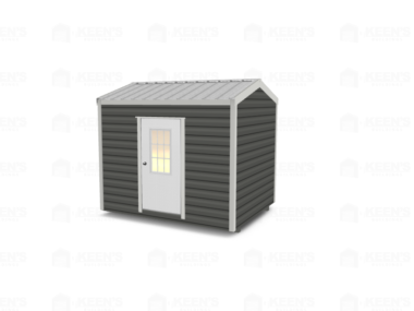8x10 Shed With Eve Side Door