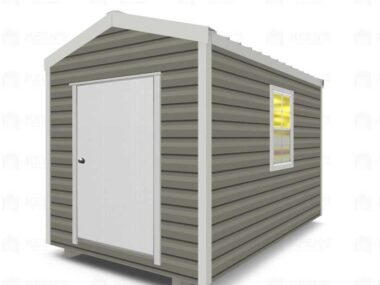 8x12 Shed with Gable Side Door