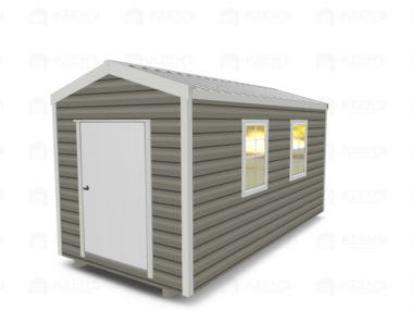 8x16 Shed With Gable Side Door