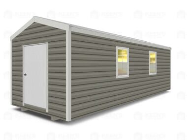10X24 Shed With Gable Side Door
