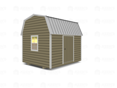 10x12 Lofted-Shed-Barn-Eve-Side-Door