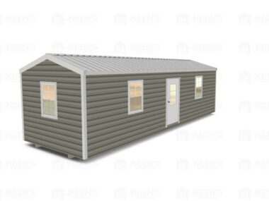 10x30 Shed With Eve Side Door