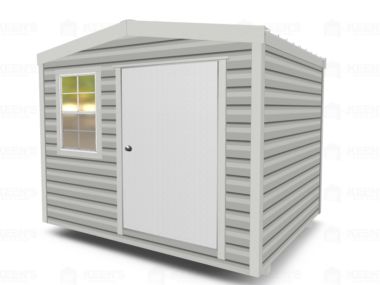 10x8 Shed With Gable Side Door-FL