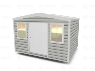 12x10 Shed With Gable Side Door-FL