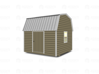 12x12 Lofted-Shed-Barn-Eve-Side-Door
