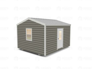 12x14 Shed With Eve Side Door
