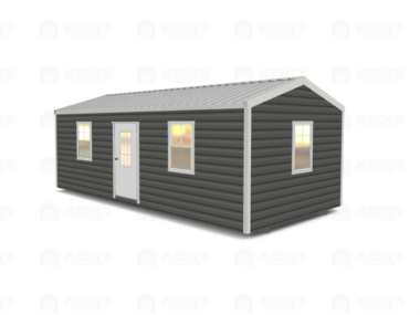 12x24 Shed With Eve Side Door