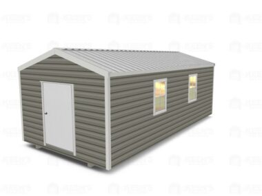 12x24 Shed With Gable Side Door