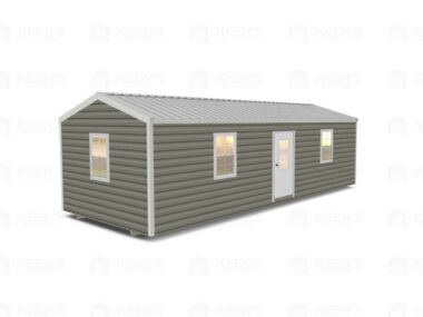 12x30 Shed With Eve Side Door