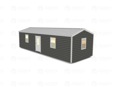 12x32 Shed With Eve Side Door
