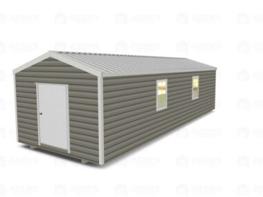 12x32 Shed With Gable Side Door
