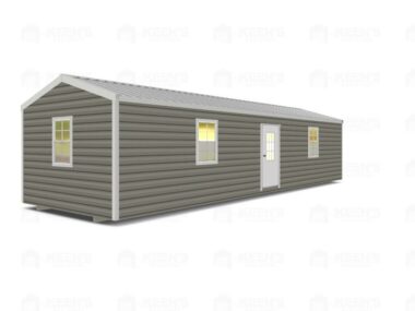 12x36 Shed With Eve Side Door