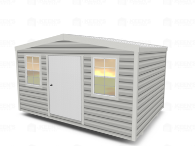14x10 Shed With Gable Side Door-FL