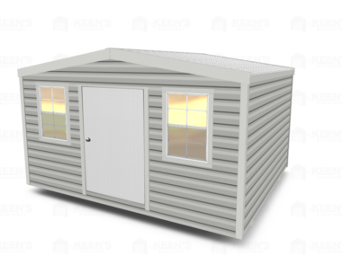 14x12 Shed With Gable Side Door-FL