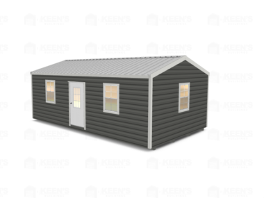 14x24 Shed With Eve Side Door
