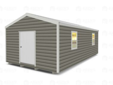 14x24 Shed With Gable Side Door