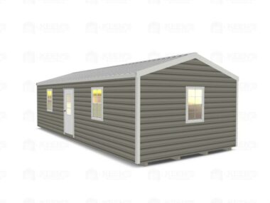 14x30 Shed With Eve Side Door
