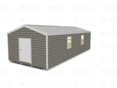 14x32 Shed With Gable Side Door