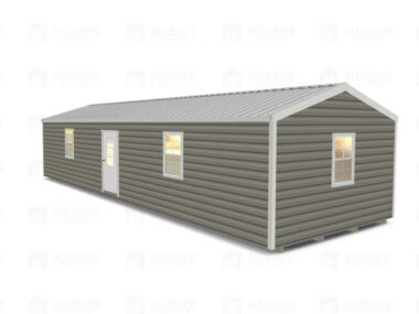 14x40 Shed With Eve Side Door