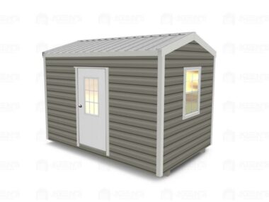 8x12 Shed With Eve Side Door