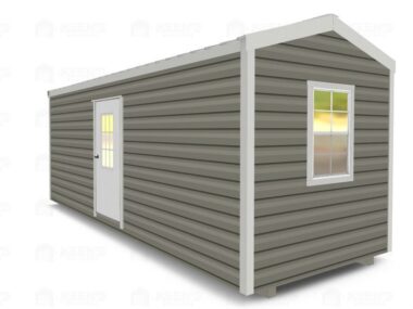 8x20 Shed With Eve Side Door