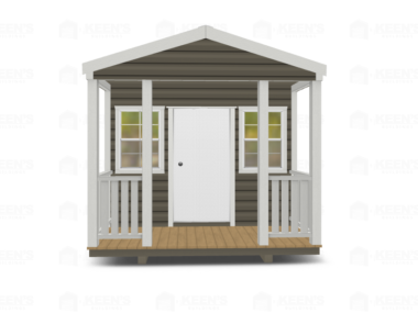 10x14 Shed With Gable Side Door and Porch