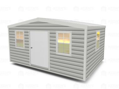 16x12 Shed With Gable Side Door-FL