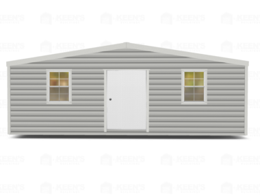 24x12 Shed With Gable Side Door-FL