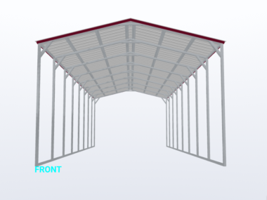 18x40x12 Standard Carport