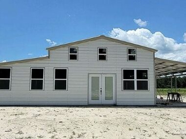24×71x12 Metal Garage/Barndo (Installed)
