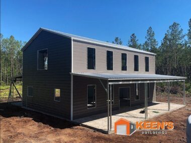 30X46X20 Metal Building - 2-Story Barndominium