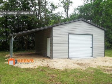 18×25x10 Metal Barn / Garage / Workshop (Installed)