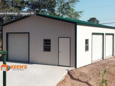 24×41x10 Metal Garage / Workshop (Installed)