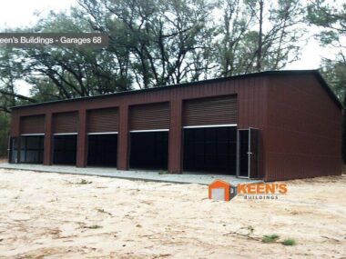 30×71x14 Metal Garage / Workshop (Installed)