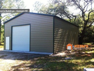 30X40X12 Metal Garage/ Workshop (Installed)