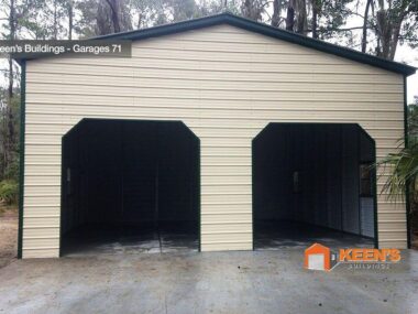 30X25X12 Metal Garage/ Workshop (Installed)