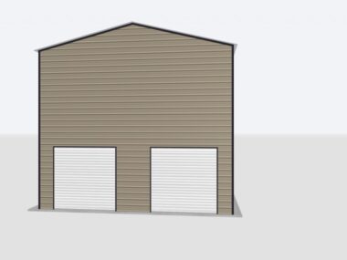 24x100x20 Metal Garage/Workshop (Installed