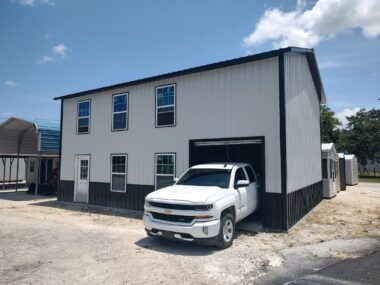 2 Story Metal Garage Building