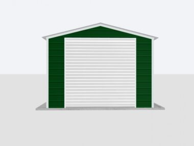 12x35x8 Metal Garage