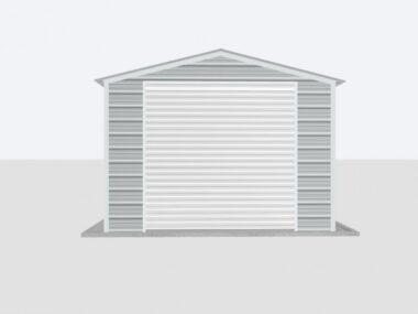 12x55x8 Metal Garage