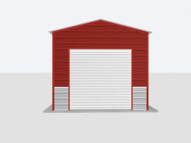 12x60x10 Metal Garage