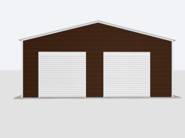 30x80x8 Metal Garage/Workshop (Installed
