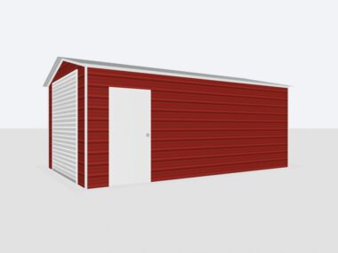 12x20x8 Metal Garage