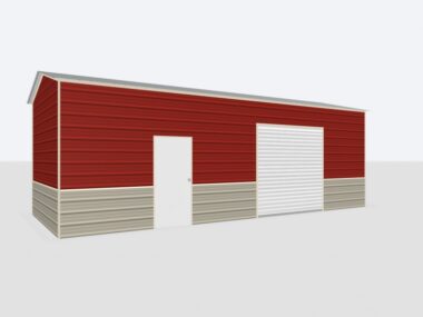 12x30x10 Metal Garage