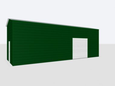 12x35x12 Metal Garage