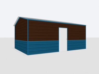 14x20x8 Metal Garage