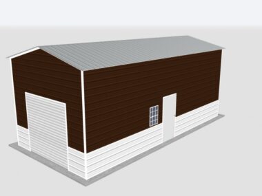 14x25x12 Metal Garage