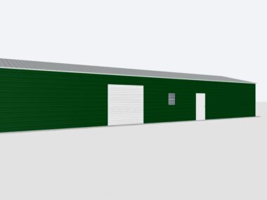 24x100x12 Metal Garage/Workshop (Installed)