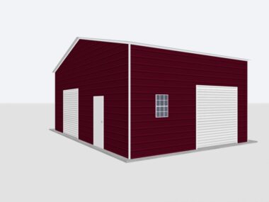 30x35x14 Metal Garage/Workshop (Installed
