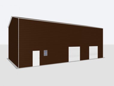 30x70x16 Metal Garage/Workshop (Installed